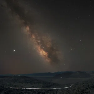 Via Lactea en el Valle del Guadiato